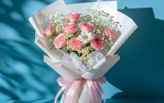 Teacher Appreciation Bouquet of roses and daisies